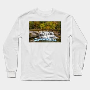 Taughannock Creek Tompkins County New York Long Sleeve T-Shirt